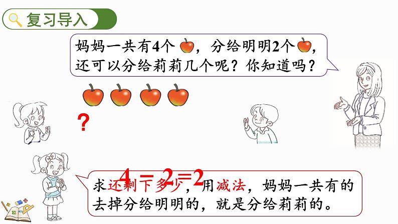 北师大版(2024)一年级数学上册课件 2.2 还剩下多少(2)第2页