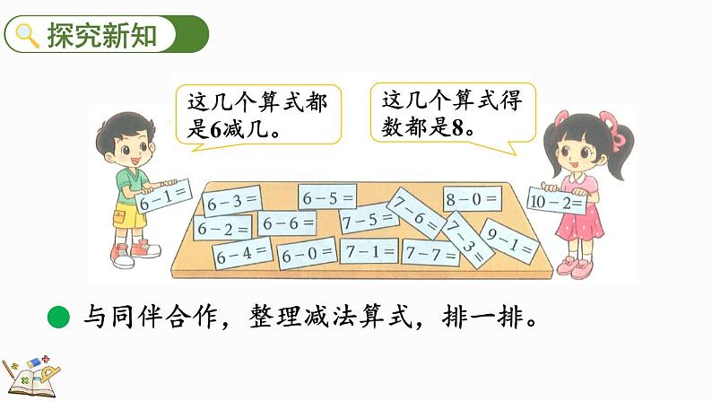 北师大版(2024)一年级数学上册课件 4.11 做个减法表03