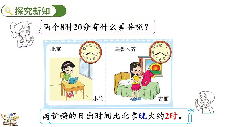 北师大版三年级数学上册课件 7.4 时间表第3页