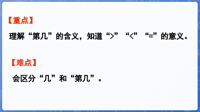 第1单元 快乐的课堂——1~5数的认识和加减法 信息窗2 认识“第几”和比较大小(课件)-2024-2025学年一年级上册数学青岛版(2024)03