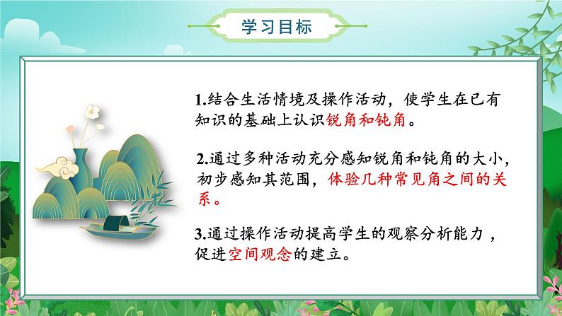 第3单元_第03课时认识锐角、钝角(数学二年级上册 教学课件 人教版)第2页