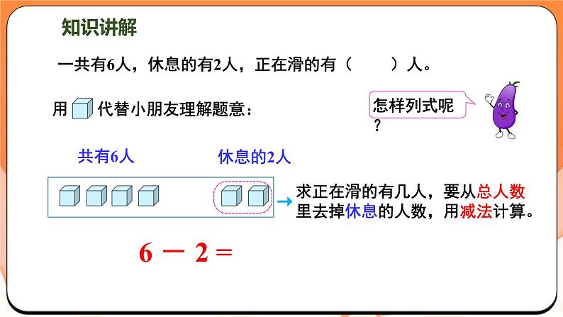 2.3 6~9的减法(课件)2024-2025学年一年级数学上册苏教版第5页