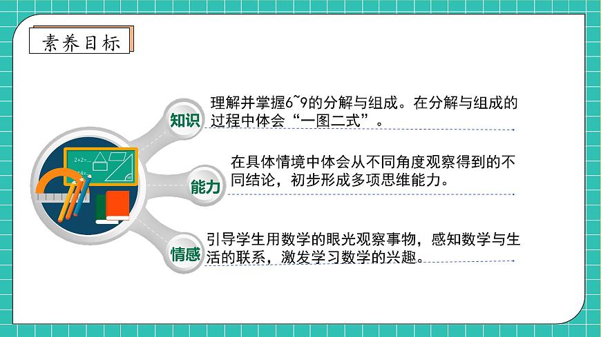 【核心素養(yǎng)】西師大版數(shù)學一年級上冊-1.4 6~9的分解與組成（課件）第4頁