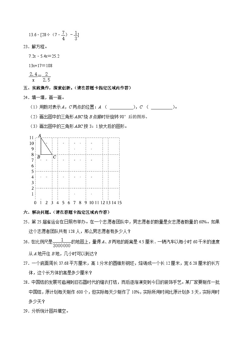 2024年山东省日照市经开区小升初数学试卷第3页