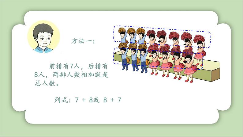 人教版小学数学一年级上册第五章20以内的进位加法《解决问题》课件06