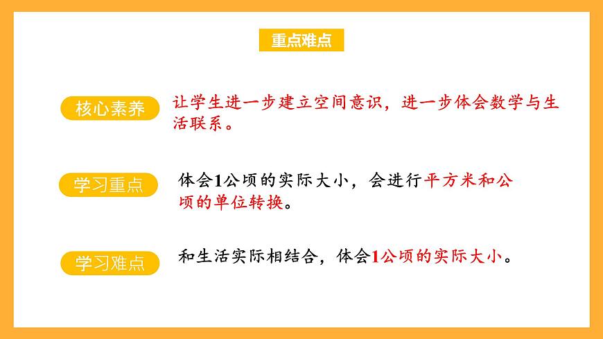 蘇教版五年級數(shù)學(xué)上冊 第二單元 第4課時《公頃的認(rèn)識》課件第3頁