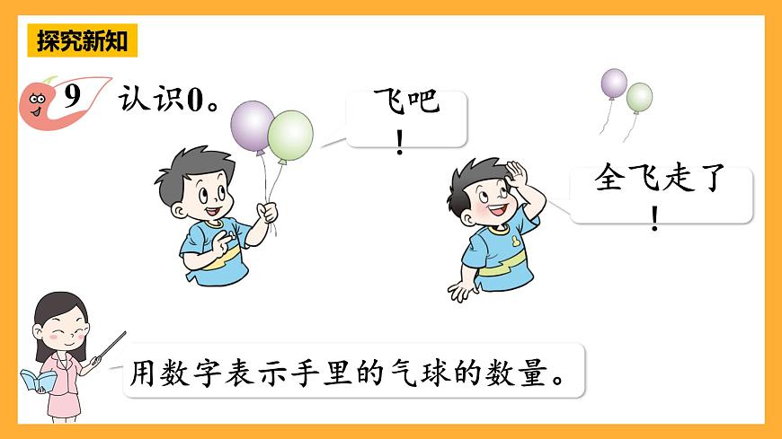 西師大版小學(xué)數(shù)學(xué)一年級上冊 1.5《0的認識》課件第5頁