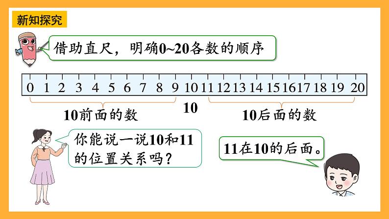 西师大版小学数学一年假上册 4.1.3 《数的比较及10加几和相应的减法》课件05