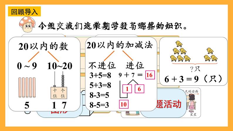 西师大版小学数学一年级上册 6.1《数与运算》课件04