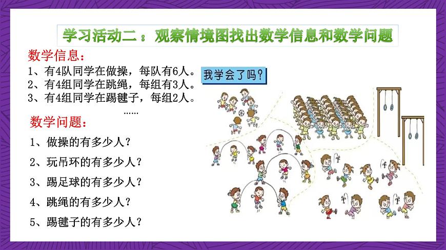 青島版（六三制）數(shù)學(xué)二上 1.4《乘法的初步認(rèn)識(shí)回顧整理》課件第6頁(yè)