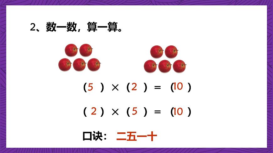 青島版（六三制）數(shù)學(xué)二上 2.2《2的乘法口訣》課件第4頁