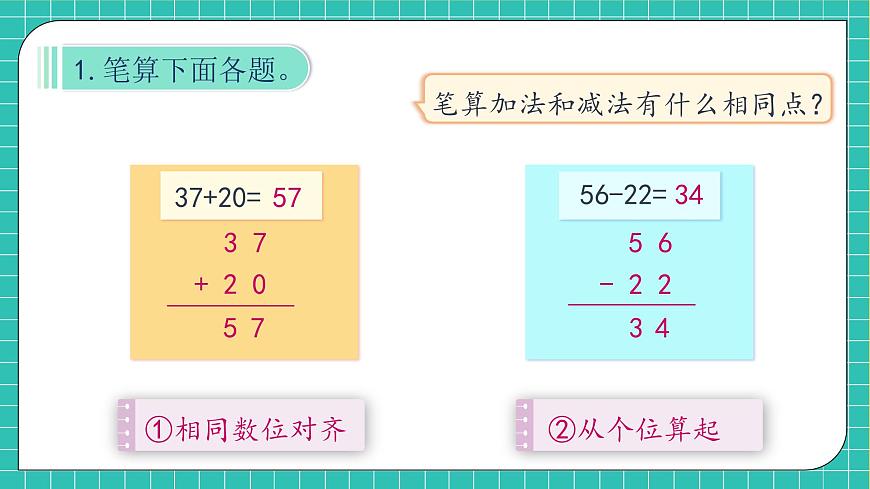 【新課標(biāo)】人教版二年級(jí)數(shù)學(xué)上冊(cè)-第二單元復(fù)習(xí)（課件）第7頁
