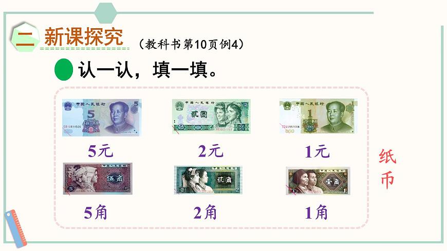 北師大版數(shù)學二年級上冊2.1 買文具 課件第3頁