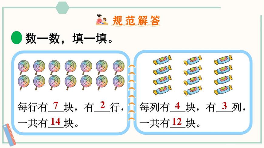 北師大版數(shù)學二年級上冊3.1 有多少塊糖 課件第8頁