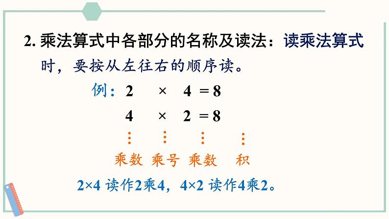 北师大版数学二年级上册整理和复习(2) 课件第7页