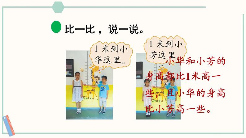 北师大版数学二年级上册6.3 1米有多长(1) 课件05