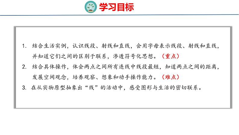 北师大版小学数学四年级上册线与角 线的认识课件02