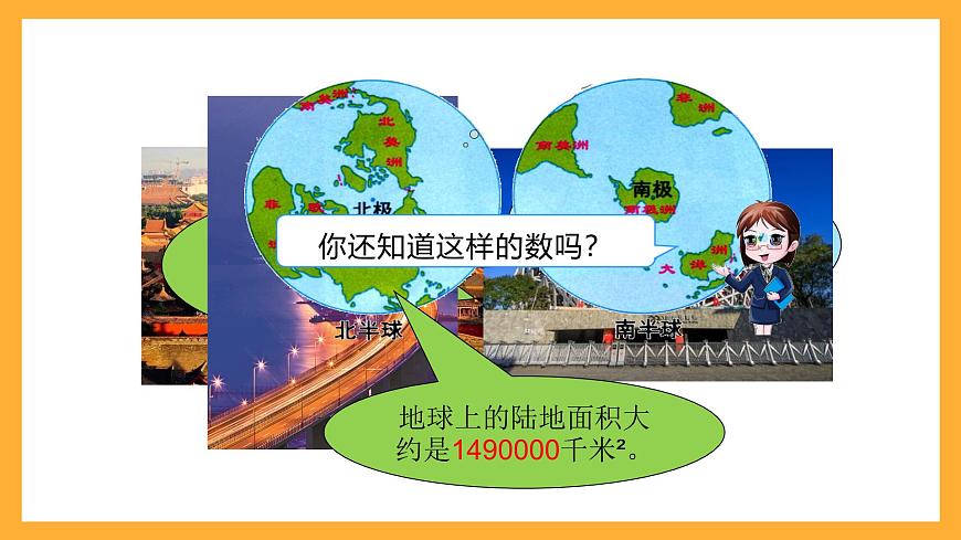 北京版數(shù)學(xué)四上 1.1《生活中的大數(shù)》課件第7頁(yè)