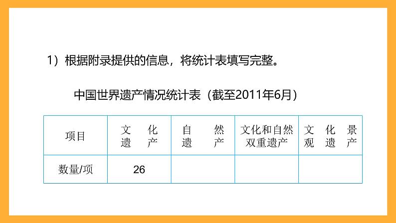 北京版数学四上 8.2《根据信息完成统计图表》课件+教案+练习06