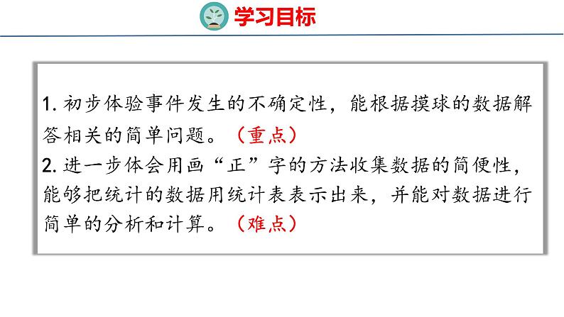 冀教版小学数学二年级上册 摸球游戏 课件第2页