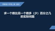 小学数学六 百分数背景图课件ppt