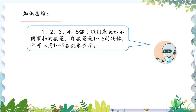人教版(2024)数学一年级上册 第1章 1.1 课时1 1~5的认识练习课 PPT课件04