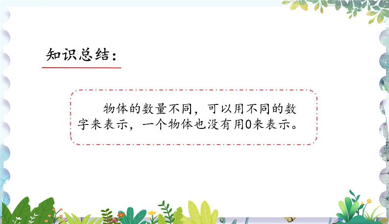人教版(2024)数学一年级上册 第1章 1.3 0的认识和加、减法练习课 PPT课件04