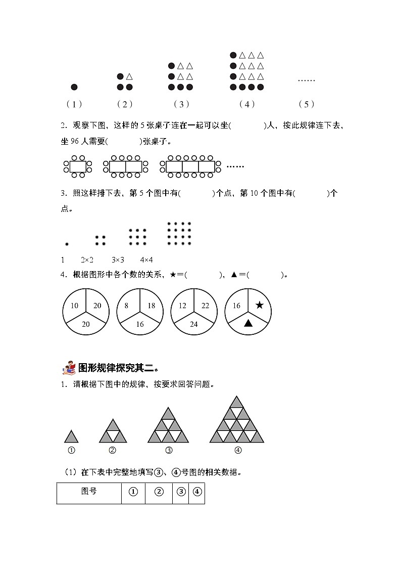 人教版数学六年级上册第8单元《数与形》单元复习讲义(原卷版+解析版)03