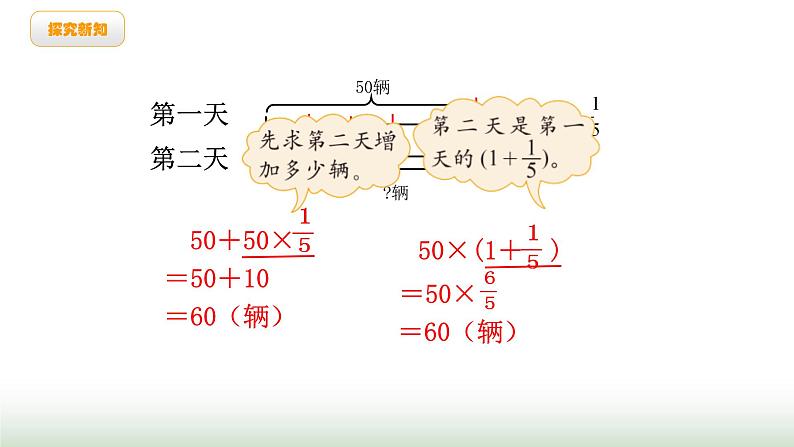 北师大版六年级数学上册第2单元第2课时分数混合运算(二)课件第3页