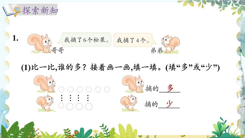 北师版(2024)数学一年级上册 第4单元 4.5 10以内数加与减 乘车 第1课时 PPT课件06