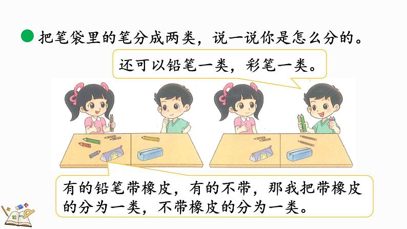 2024年北师版一年级数学上册第三单元3.2 一起来分类(1)课件06