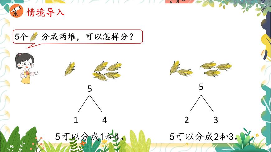 人教版（2024）數(shù)學(xué)一年級上冊 第1單元 1.1 第4課時  分與合 PPT課件第3頁