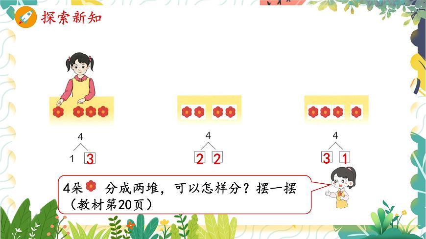 人教版（2024）數(shù)學(xué)一年級上冊 第1單元 1.1 第4課時  分與合 PPT課件第6頁