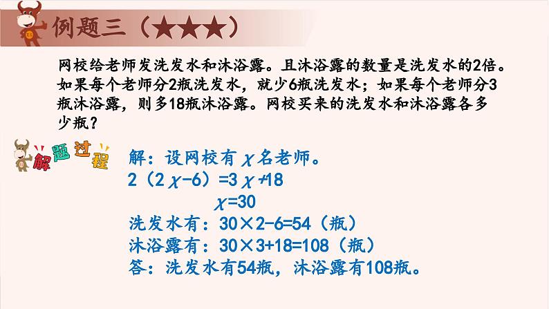 19、应用题综合-2024-2025学年度小学四年级奥数 全套教学课件PPT 陕西人民教育出版社第7页