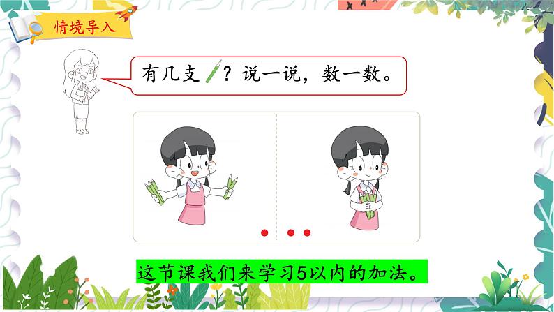 北师版(2024)数学一年级上册 第2单元 1 一共有多少 PPT课件第3页