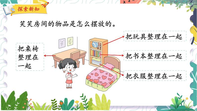 北师版(2024)数学一年级上册 第3单元 1 整理房间 PPT课件第5页