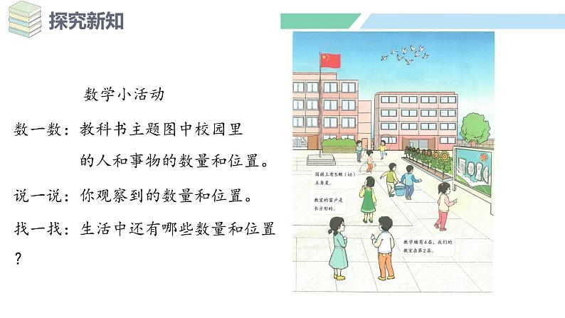 人教2024版数学一年级上册--数学游戏 在校园里找一找(课件)08
