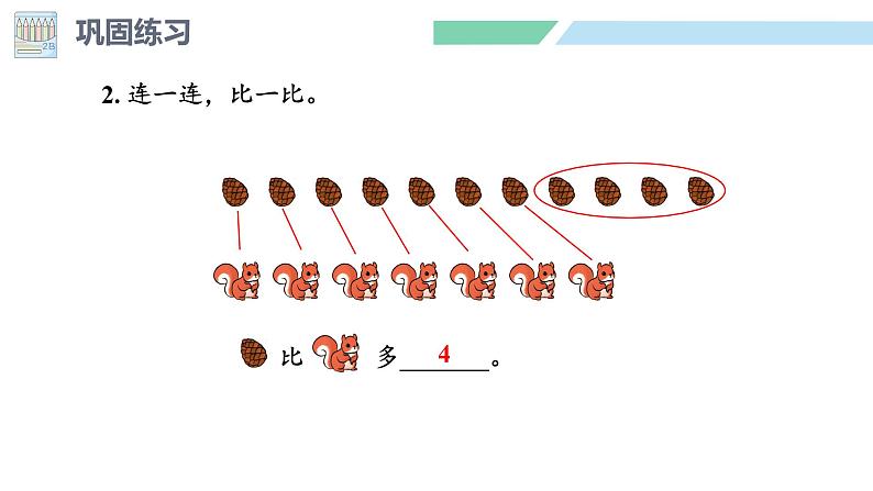 人教2024版数学一年级上册--4.8 练一练(课件)07