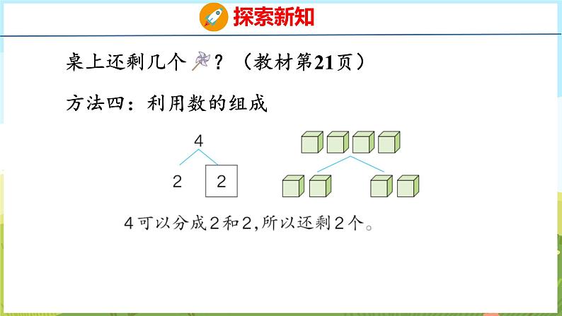 1.4 5以内的减法(课件)-2024-2025学年一年级上册数学青岛版(五四学制2024)07