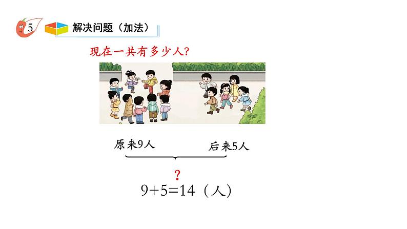小学数学新西师版一年级上册第五单元20以内的进位加法《进位加法》第6课时教学课件(2024秋)06