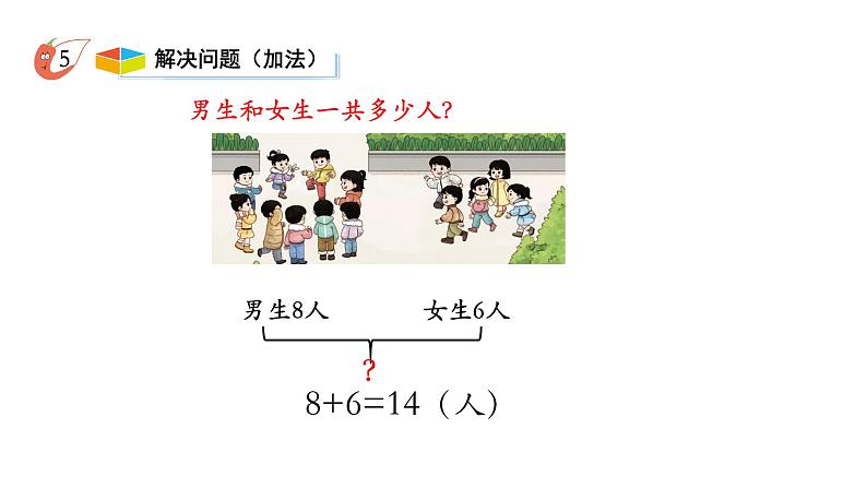 小学数学新西师版一年级上册第五单元20以内的进位加法《进位加法》第6课时教学课件(2024秋)07