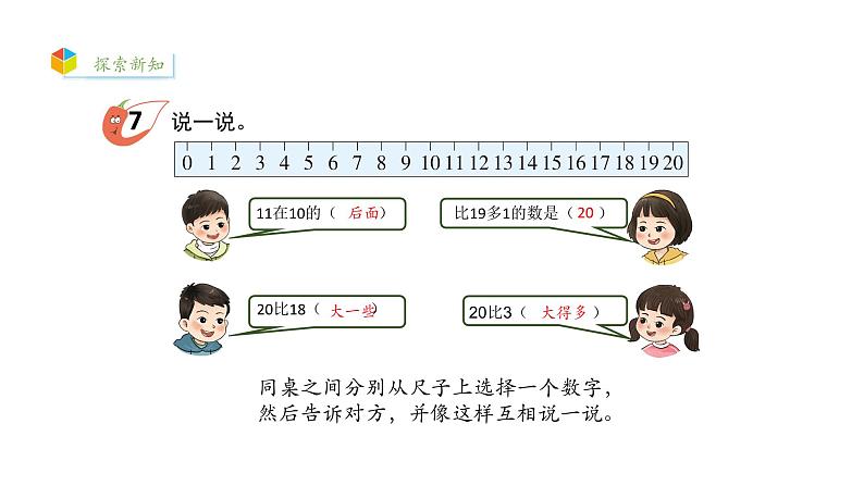 小学数学新西师版一年级上册第四单元10~20的认识《认识10~20》第4课时教学课件(2024秋)第6页