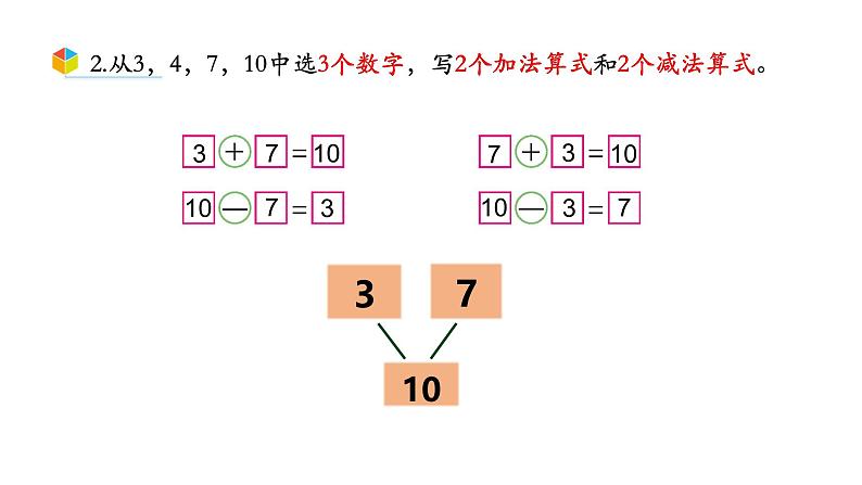 小学数学新西师版一年级上册《总复习》第4课时教学课件(2024秋)07