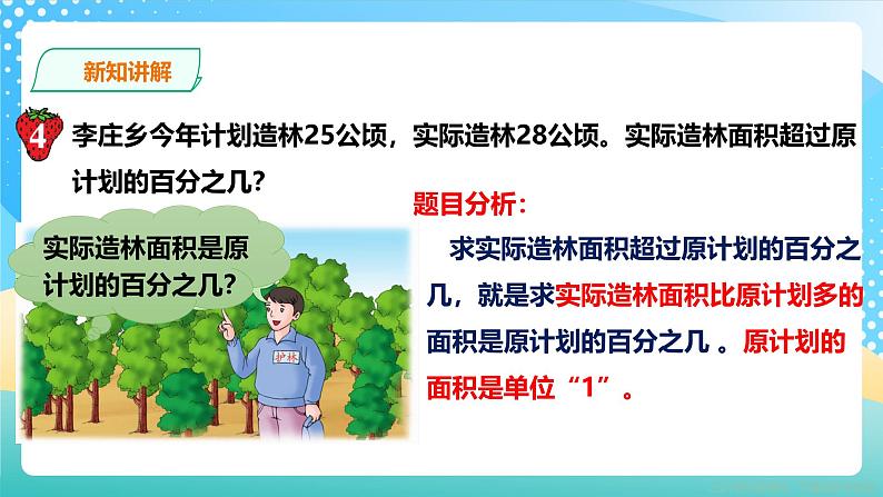 冀教版小学数学六年级上册课件5.2《百分数的应用(二)》06