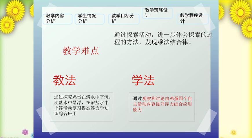 北師大版小學(xué)數(shù)學(xué)四年級上冊第四單元《乘法結(jié)合律》說課課件第5頁