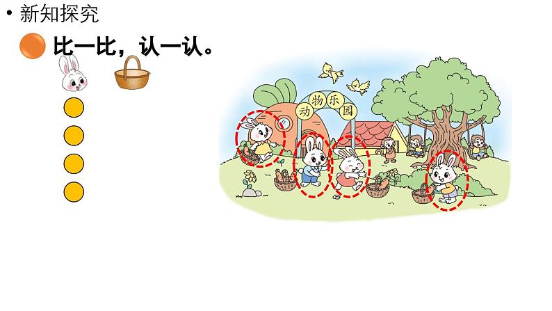 小学数学新北师大版一年级上册第一单元生活中的数第7课时《动物乐园》教学课件(2024秋)2第5页