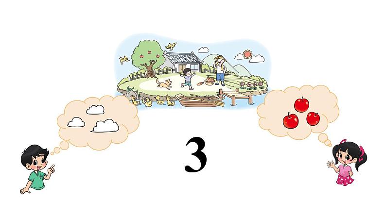 小学数学新北师大版一年级上册第一单元生活中的数第1课时《走进美丽乡村》教学课件(2024秋)2第7页