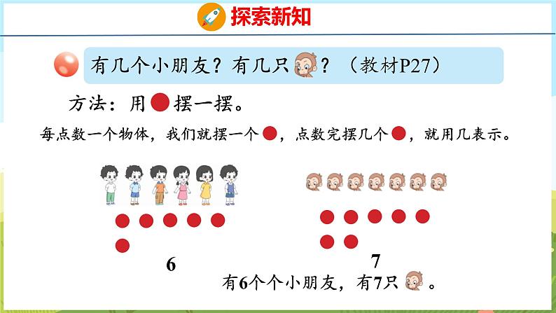 2.1 6、7的认识和加减法(课件)-2024-2025学年一年级上册数学青岛版(五四学制2024)05