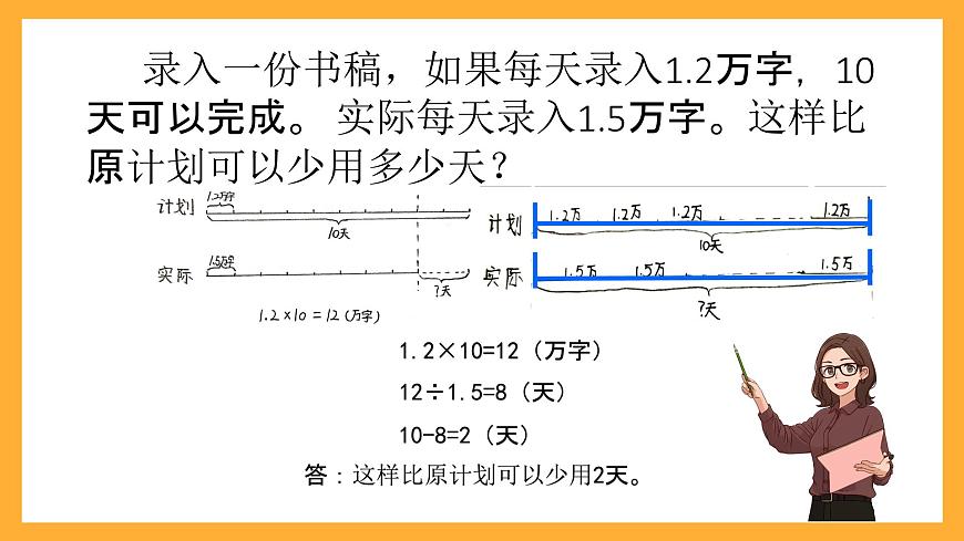 北京版數(shù)學五上《小數(shù)除法解決問題(第二課時)》課件第4頁