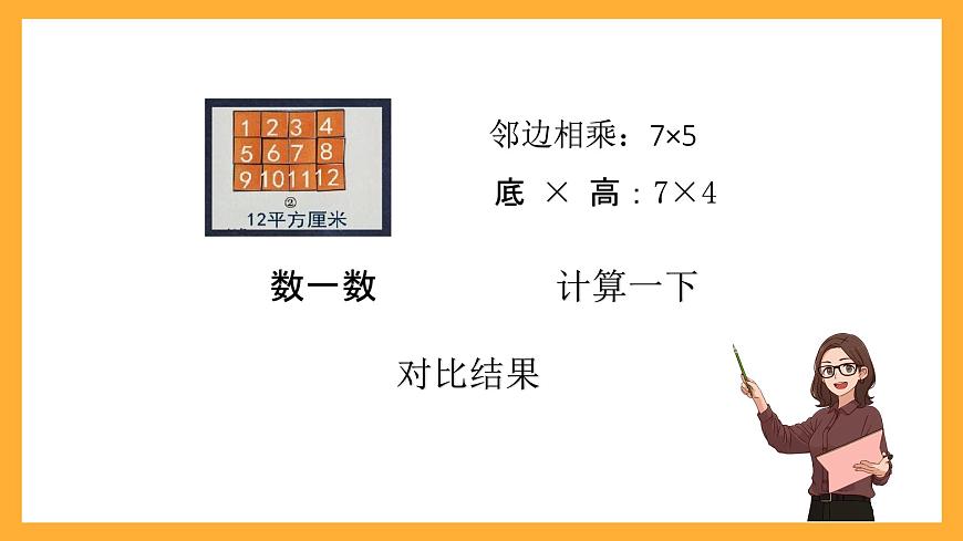 北京版數(shù)學(xué)五上《平行四邊形的面積(第一課時(shí))》課件第8頁(yè)